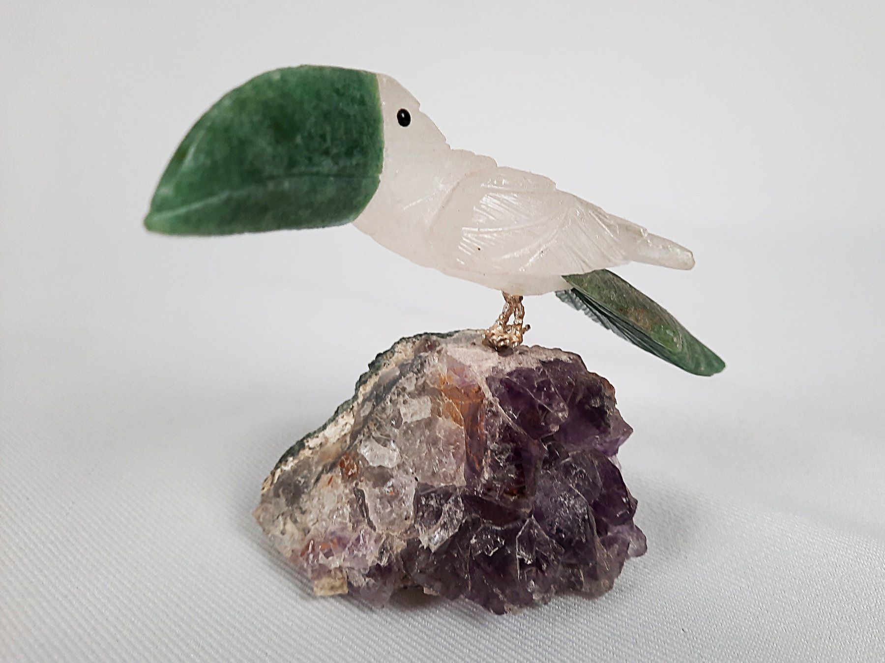 Pierres précieuses: 2 Amethyst mit Vogel – D'occasion à Beinwil am See par Restwert_Beinwil 6