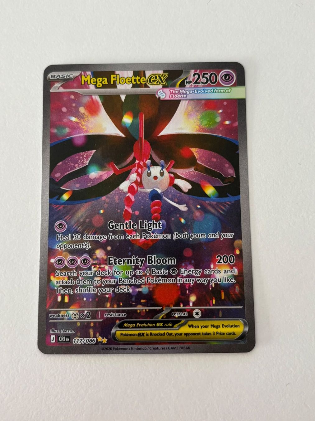 Pokémon Sammelbilder & Trading cards: Pokemon Mega Floette EX 117/086 – Gebraucht aus Herisau von Pokemon2025