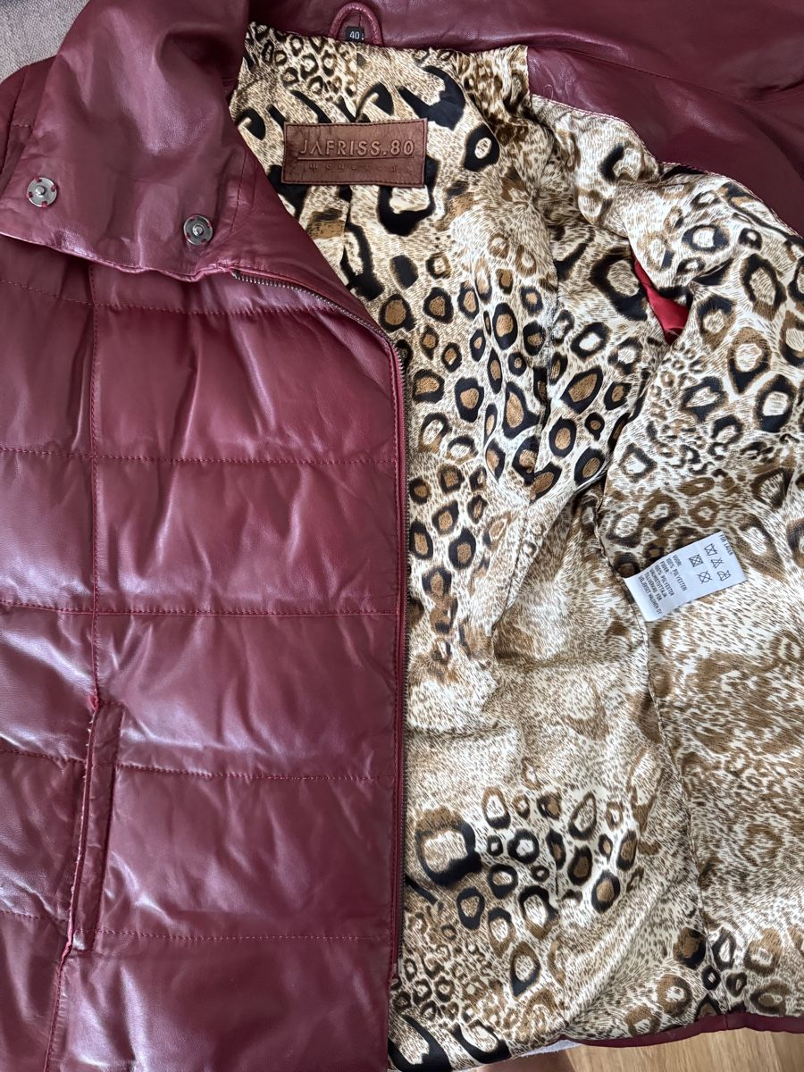 Giacche: Warm Winter Leather Jacket JAFRISS.80 Gr. 40 – Nuovo (secondo la descrizione) da Wallisellen venduto da Corinne.- 5