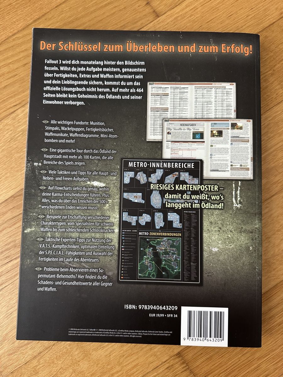 Libri: Fallout 3 Lösungsbuch – Nuovo (secondo la descrizione) da Schüpfen venduto da Poly_pi 1