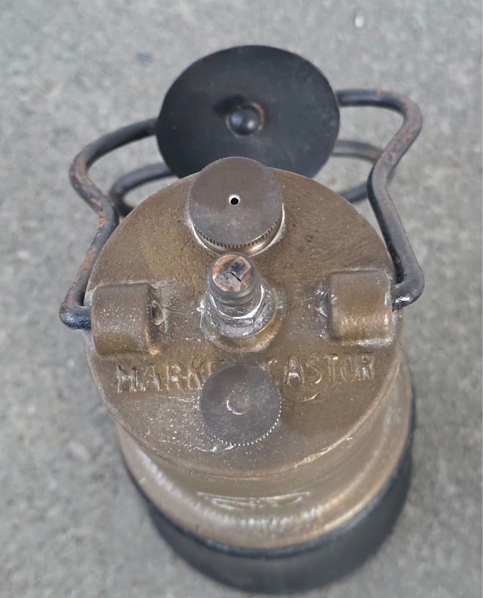 Lampade: Grubenlampe,  Karbidlampe – Usato da Mumpf venduto da Spannset 1