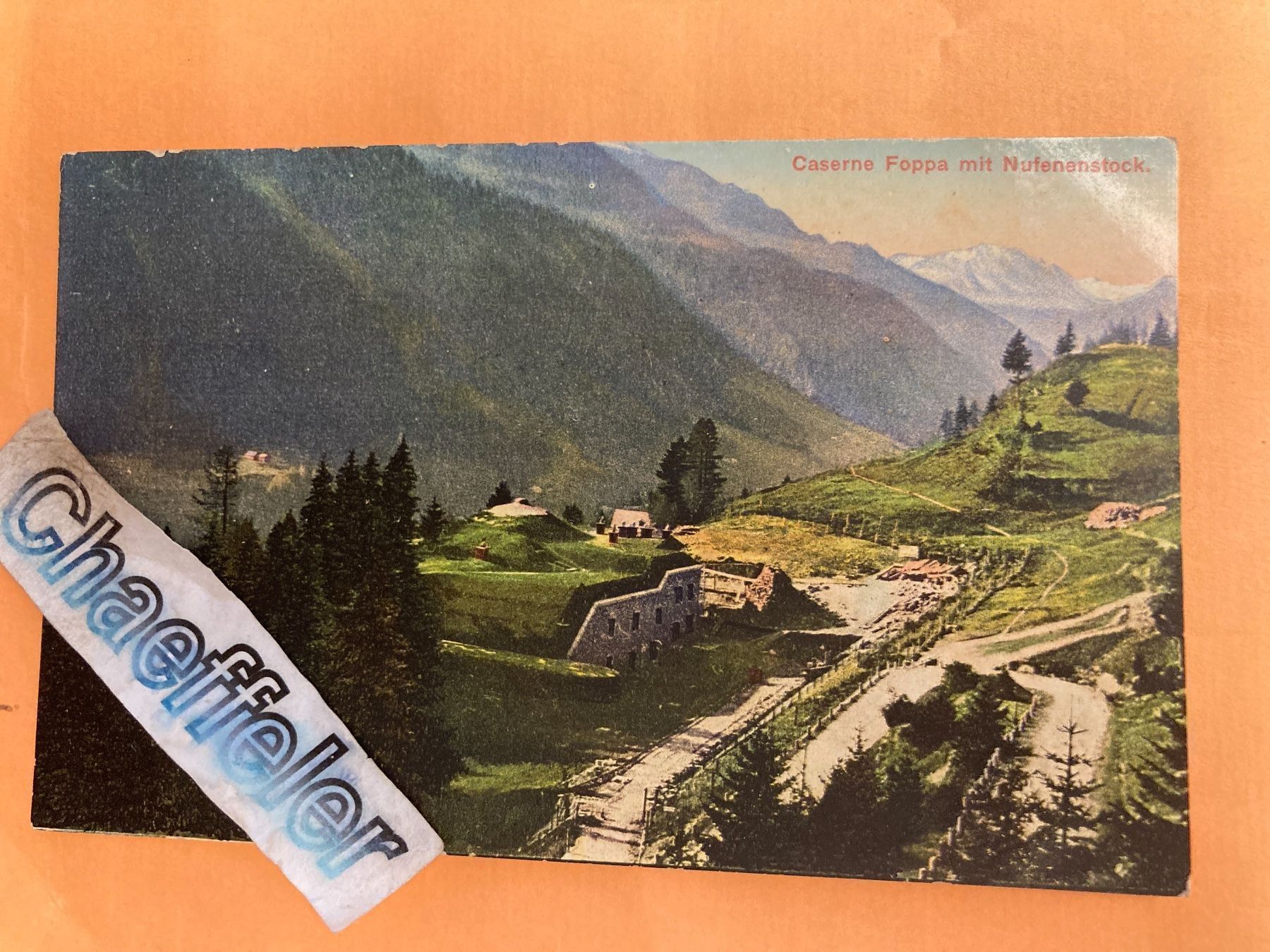 Cartoline postali: Cabernet Foppa mit Nufenenstock – Usato da Zürich venduto da Chaeffeler
