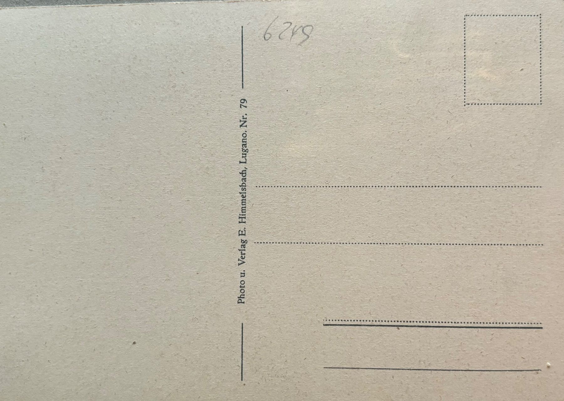 Cartoline postali: E. Himmelsbach, Lugano - Gandria – Usato da Frauenfeld venduto da Merk52 1