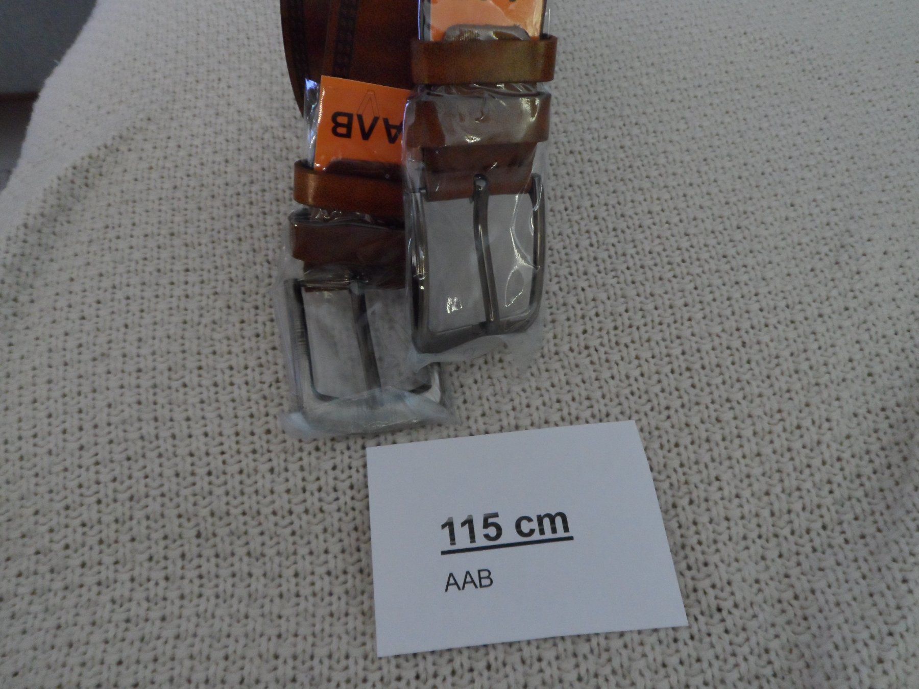 Cinture: 2 XHerren Gürtel Neu,115cm – Nuovo e nell'imballaggio originale da Riehen venduto da tamola67