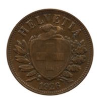 Schweiz / Suisse - 2 Rappen - 1926
