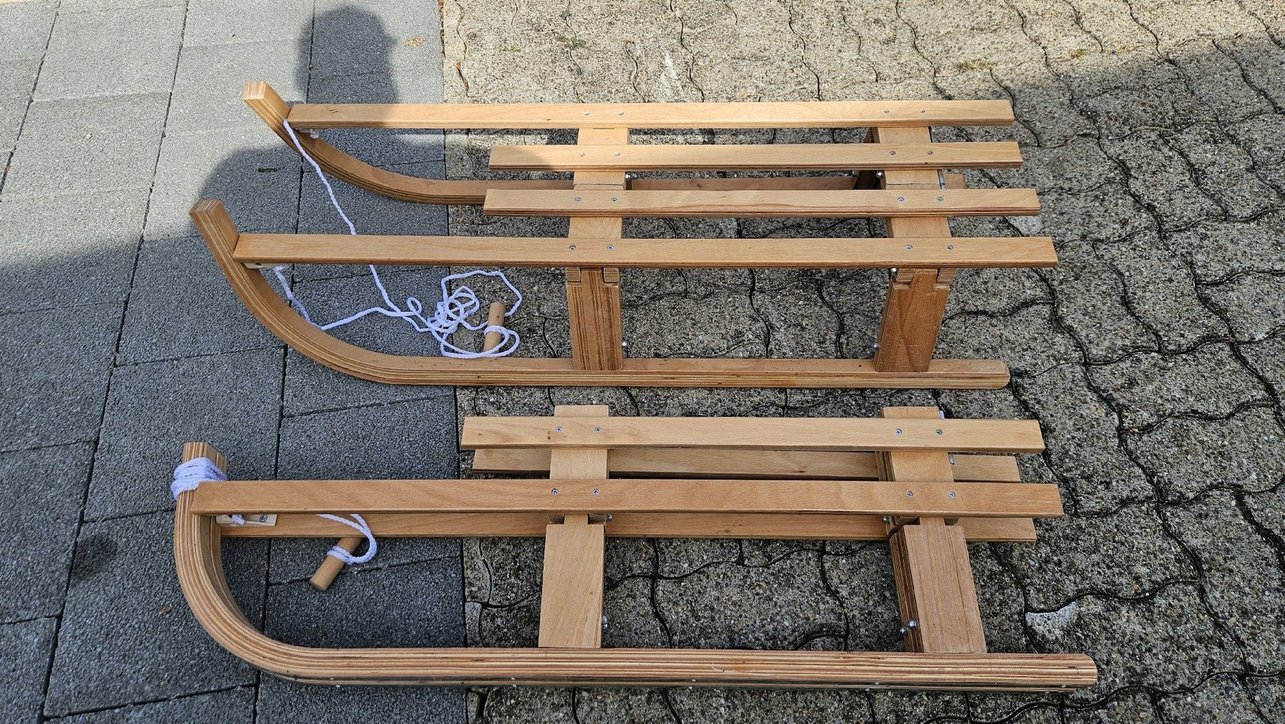 Slitta: Holzschlitten klappbar neu – Nuovo e nell'imballaggio originale da Erlinsbach SO venduto da Tucktuck