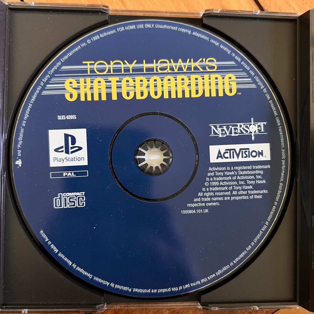 Sony Giochi: Tony Hawk's Skateboarding Playstation 1 – Usato da St. Gallen venduto da el_Muro