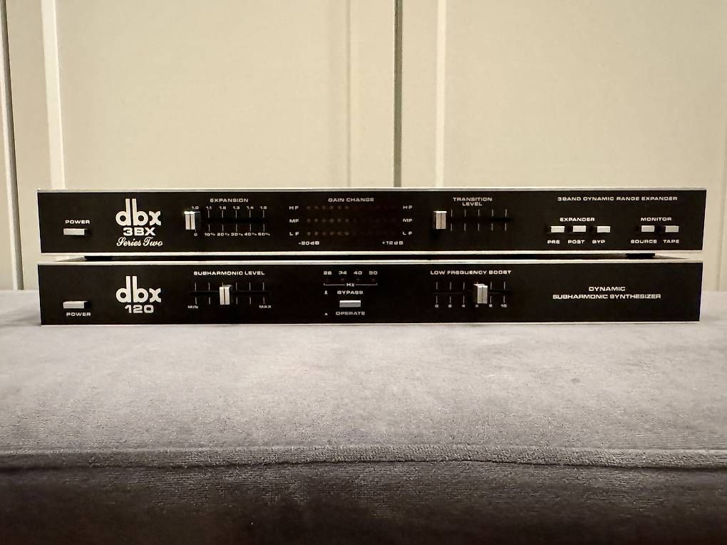 Dbx Equalizzatori: DBX-3BX & DBX-120 – Usato da Echandens venduto da woodioch