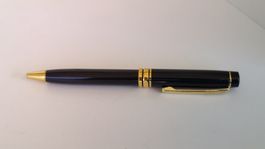 Kugelschreiber Dannemann Schwarz Gold, top (W0)