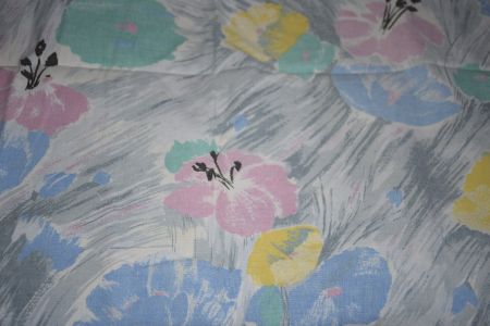2 Kissenbezug Set mit Blumen 60 x 55 cm