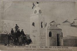 LA CHAUX-DE-FONDS  -  Concours constr. neige - 1906-07