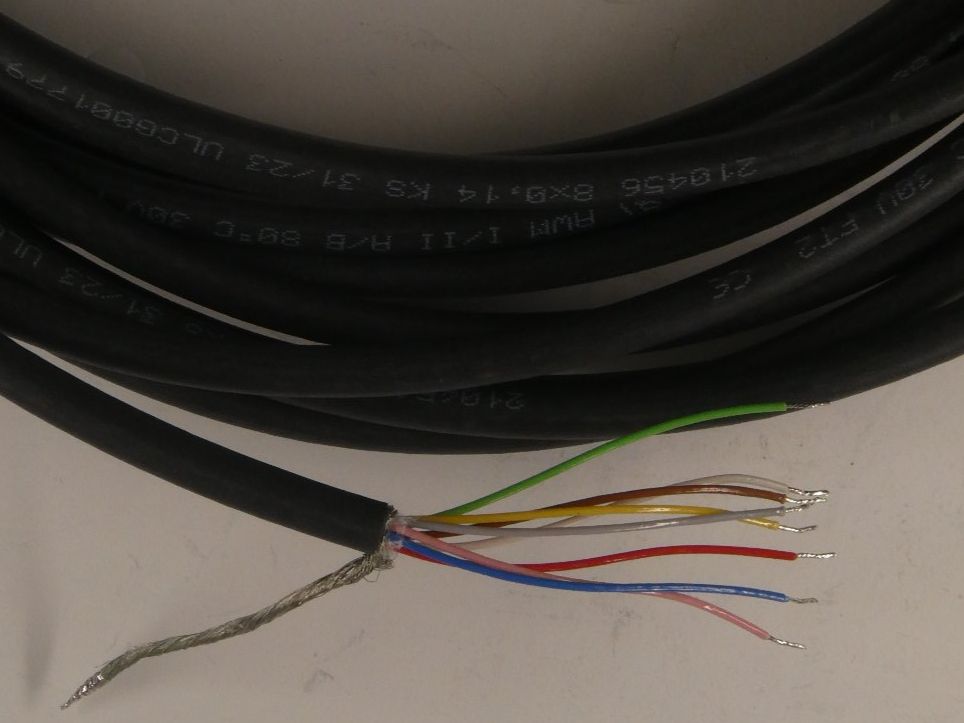Componenti elettronici: Signalkabel 8x0.14mm²/8x0.15mm² – Nuovo (secondo la descrizione) da Fulenbach venduto da Hach0 3