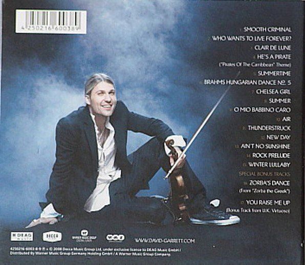CD: David Garrett ENCORE Bulgarian Symphony Orchestra Klassik CD – Usato da Kandergrund venduto da Sososo 1