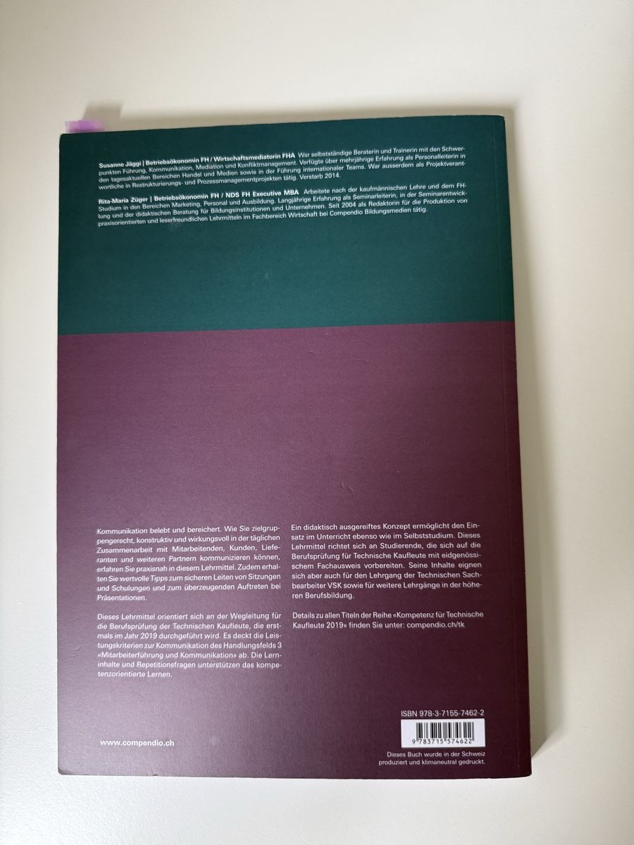 Libri: Kommunikation TK 2019  – Nuovo (secondo la descrizione) da Solothurn venduto da delialiliane 3