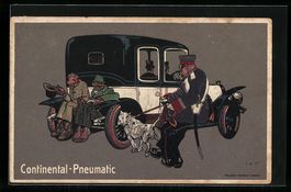 Reklame für Continental-Pneumatic Autob