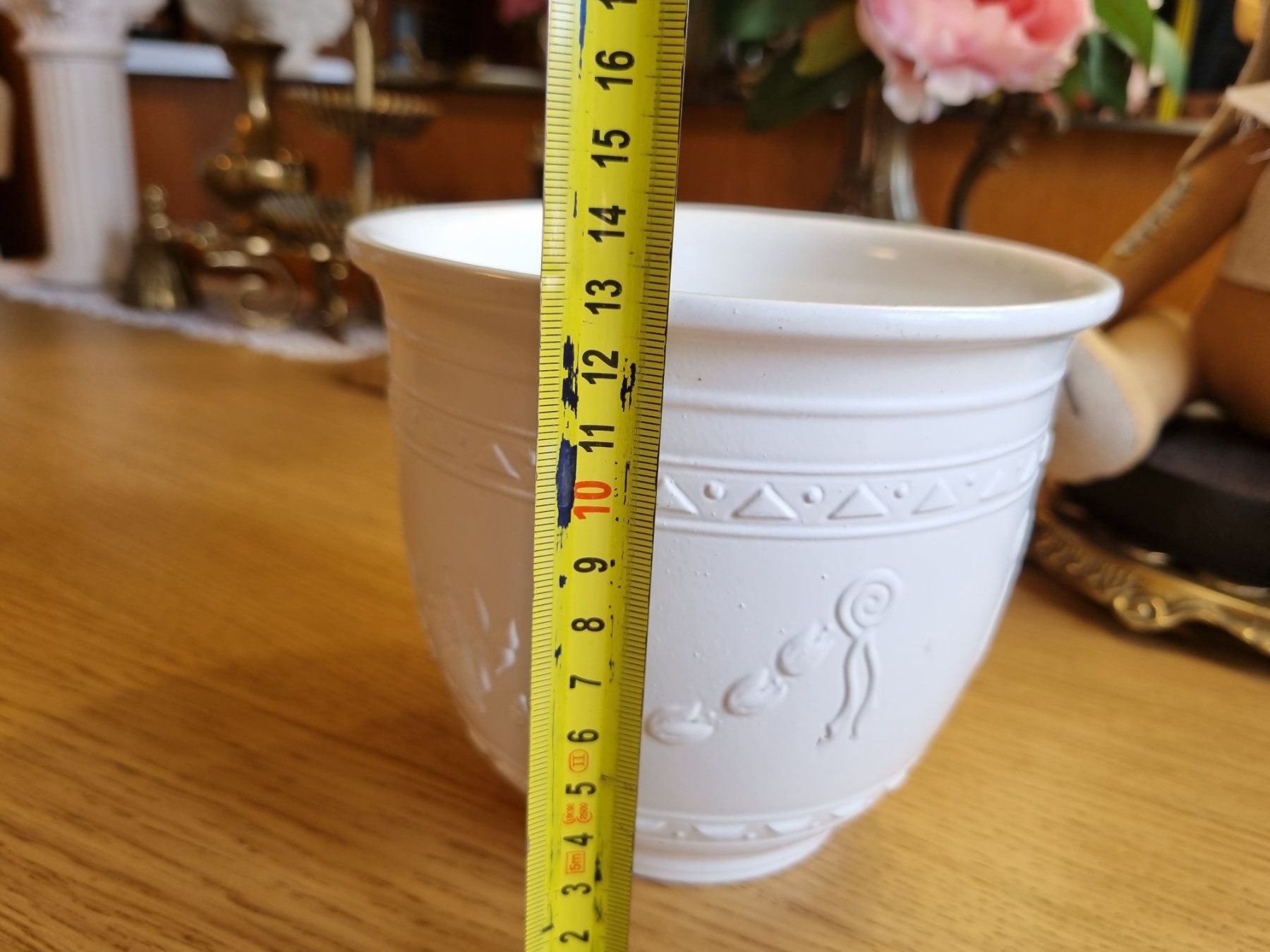 Vasi per fiori: Vintage Blumentopf / Übertopf Scheurich, W. Germany, Reliefd – Usato da Scharnachtal venduto da devin03 7