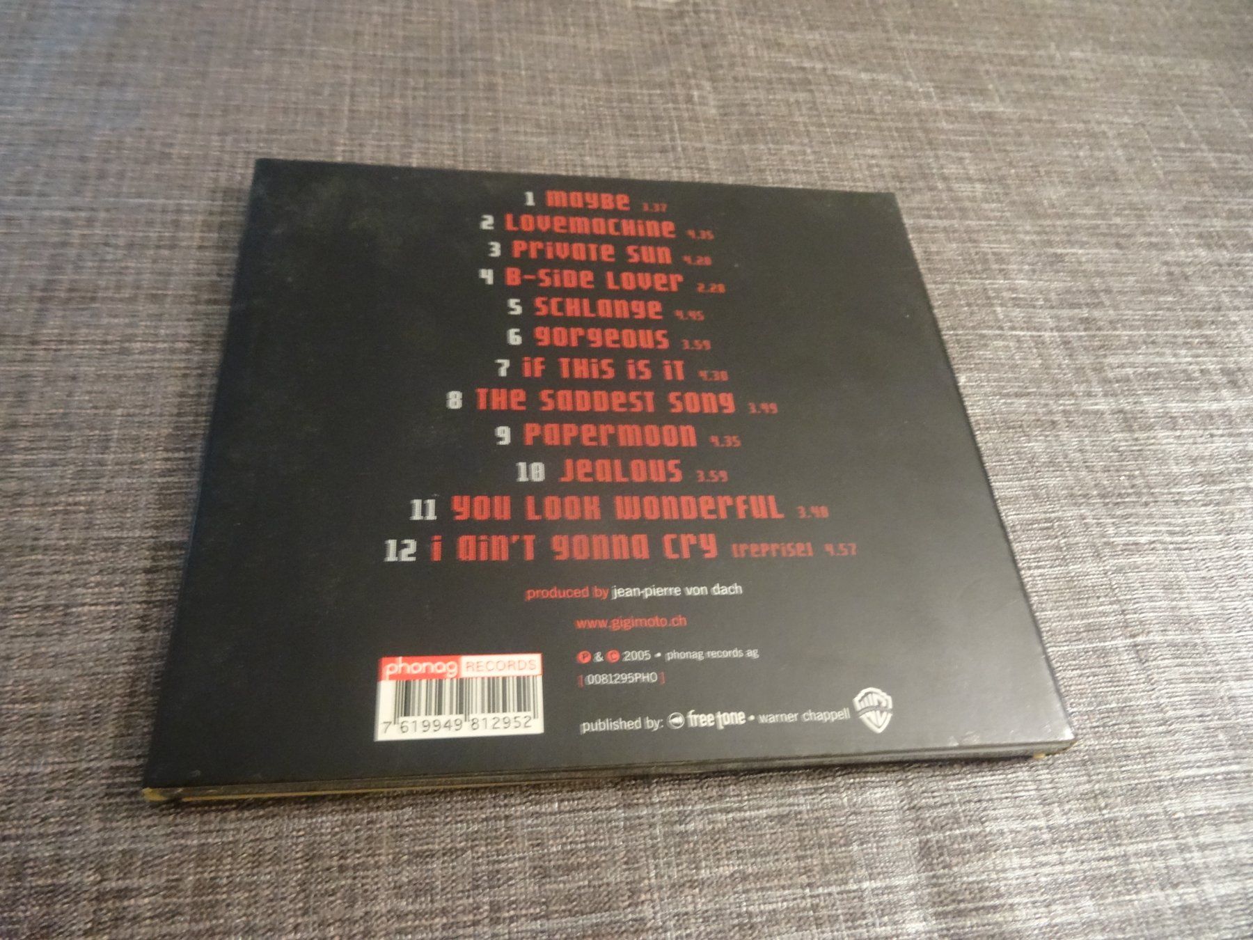 CD: Gigi Moto - Love Machine - CD – Usato da Olten venduto da Disc-Ausverkauf 1