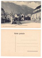 Stans, Dorfplatz mit Stanserhorn
