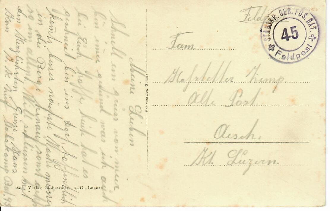 Cartoline postali: Alpnach Dorf Kirchweg – Usato da Hochdorf venduto da Ziegel-16 1