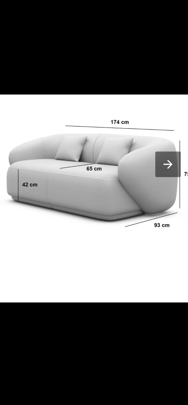 Divani: 3+2 Sitzer Platz Sofa – Usato da Thun venduto da kik03 7