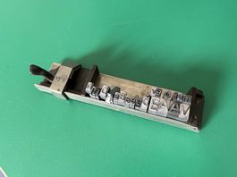 Schriftsetzer Handschieber
