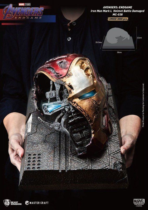 Figuren: Iron Man Mark50 Helmet Battle Damaged - Endgame – Neu (gemäss Beschreibung) aus Ormalingen von Joes03 4