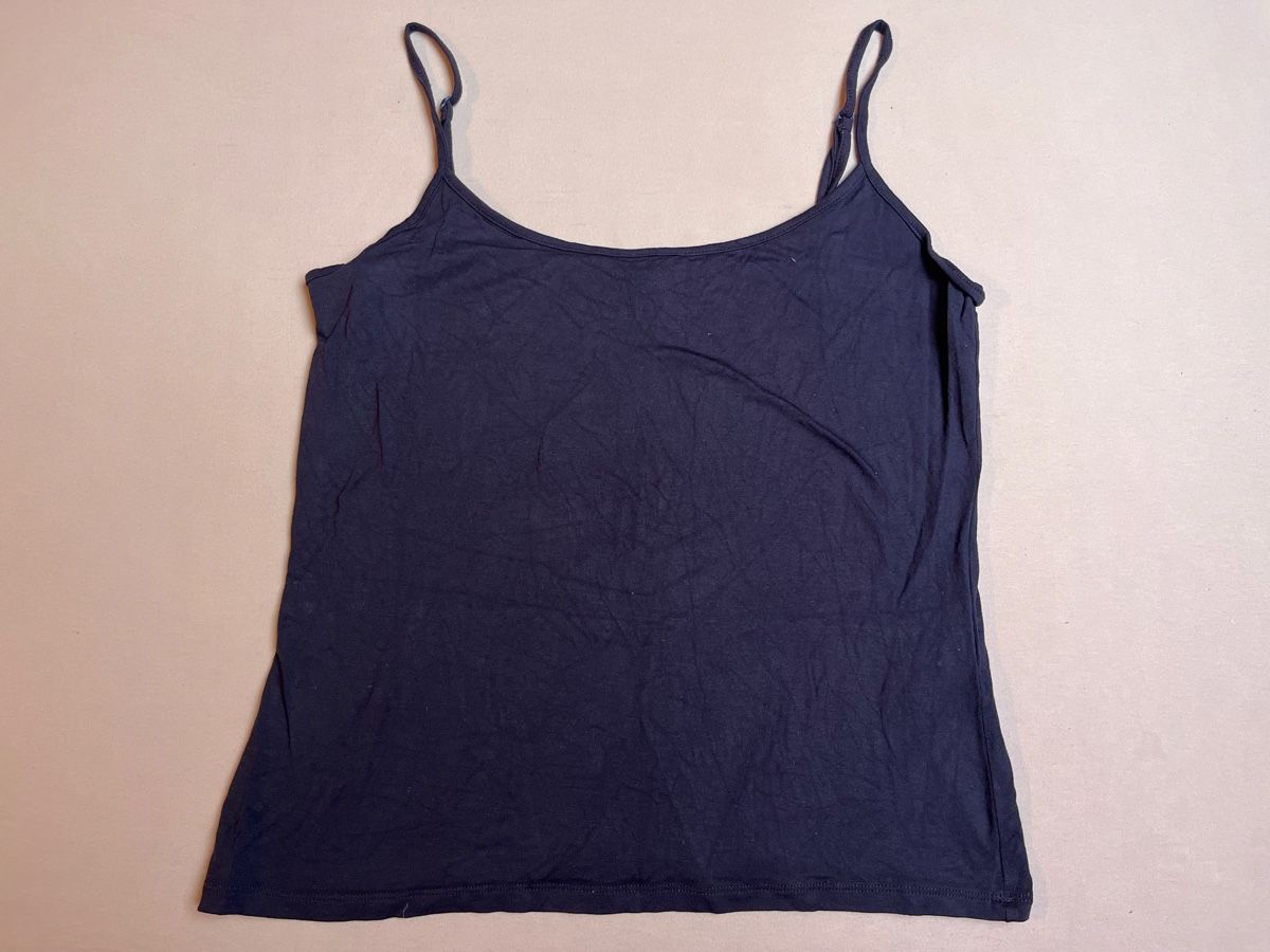 Comma Top: Damentop, Spaghettiträger Top Gr. 40 comma blau elegant – Usato da Kaisten venduto da saleforfun