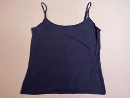 Damentop, Spaghettiträger Top Gr. 40 comma blau elegant