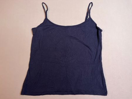 Damentop, Spaghettiträger Top Gr. 40 comma blau elegant