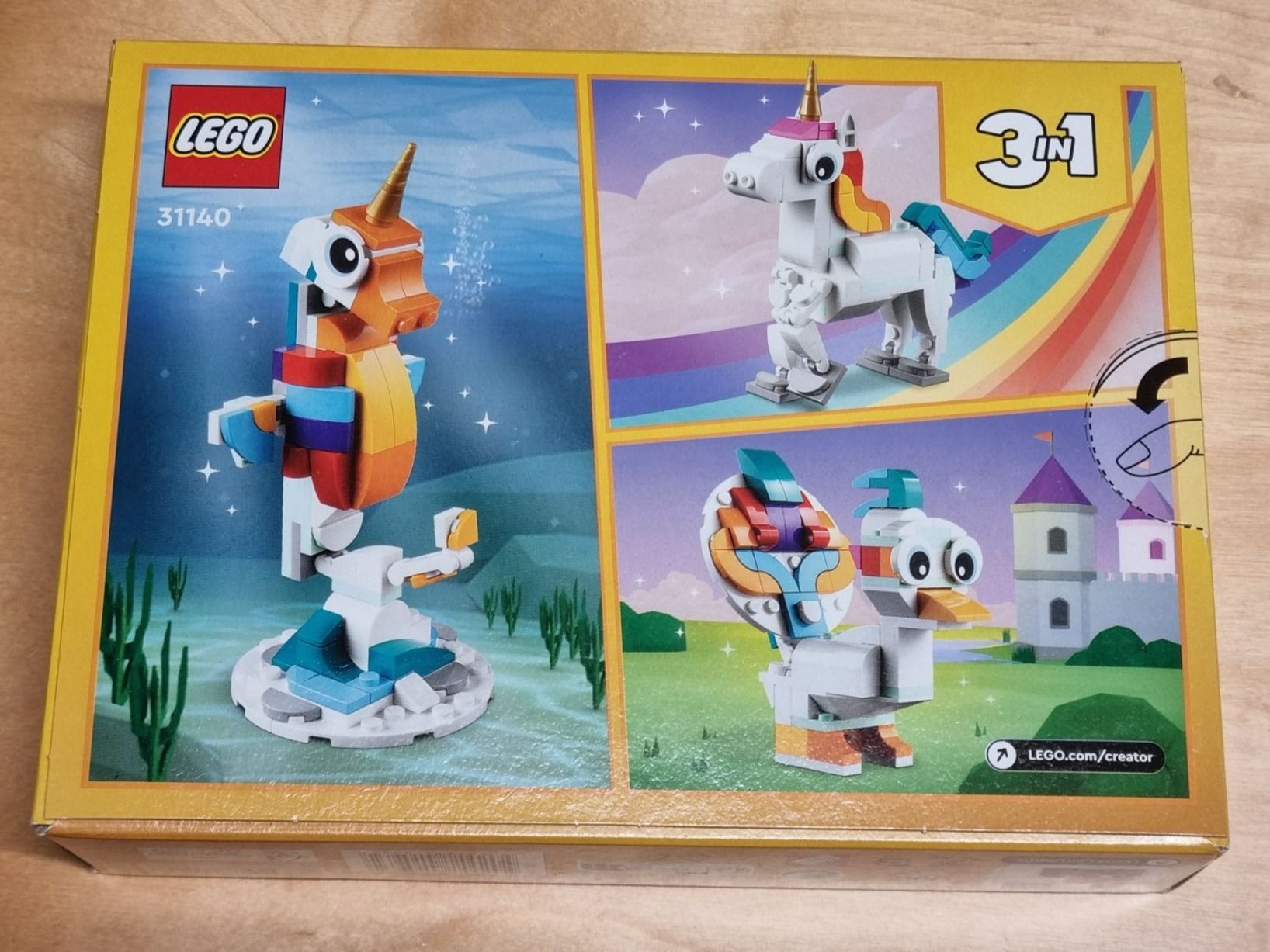 Lego Kit di costruzioni: LEGO Creator 3in1 31140 Magical Unicorn – Nuovo e nell'imballaggio originale da Basadingen venduto da NekoBricks 2