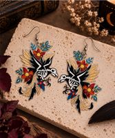 Bijoux artisanales uniques “ le corbeau floral“