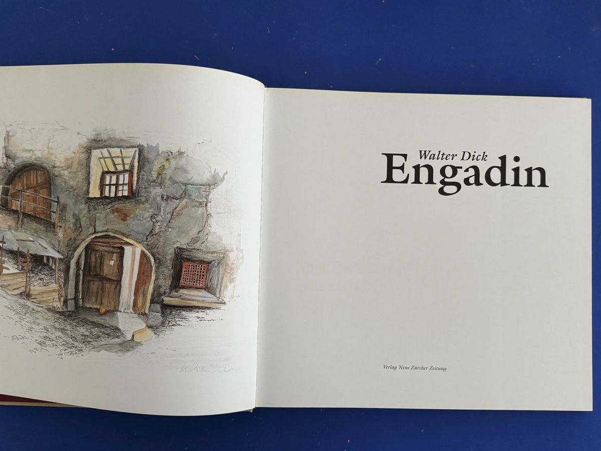 Bücher: Walter Dick: Engadin. Zeichnungen. – Gebraucht aus Adliswil von buch_und_kunst 1
