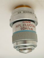 RMS Mikroskop Objektiv Leitz Fluotar 50x ICR #v3