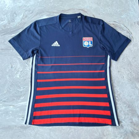 Maillot Adidas Olympique Lyonnais Homme Taille M bleu