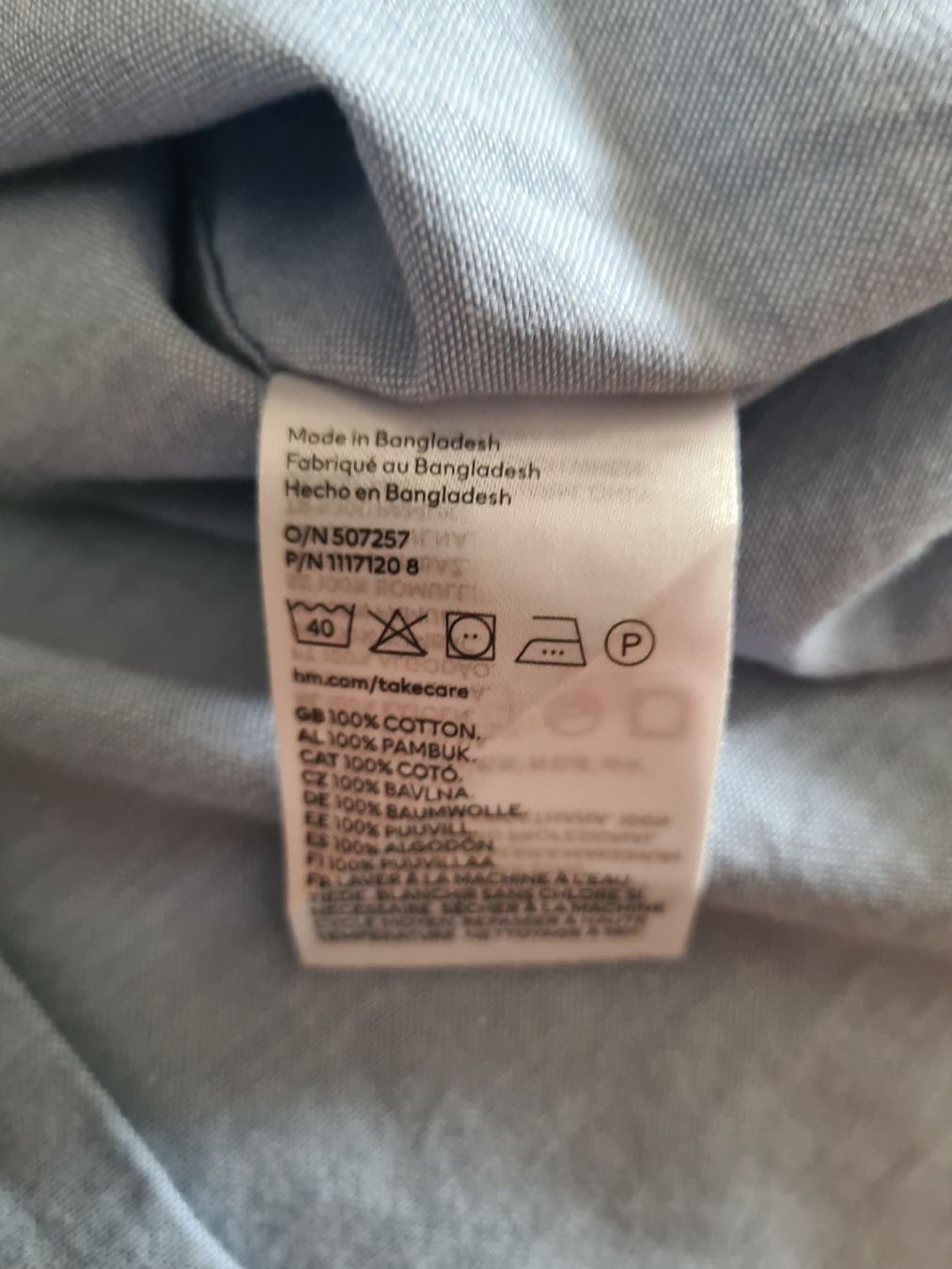 H&M Camicie, T-shirt & Polo: H&M Hemd, hellblau, Gr. 164, Top Zustand! – Usato da Winterthur venduto da Jana1701 5