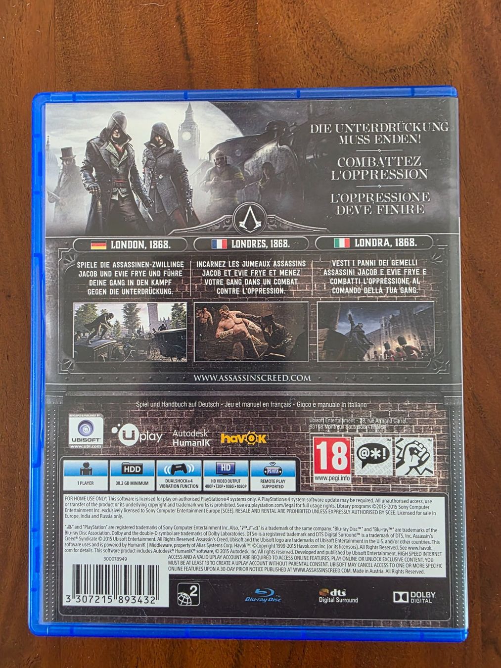 Giochi: Assassin's Creed Syndicate PS4 – Usato da Volketswil venduto da rem_nb6v 1