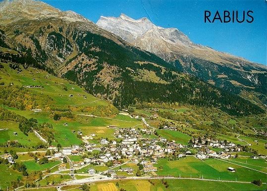 Cartoline postali: RABIUS Surselva – Usato da Jona venduto da philajona