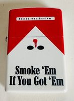 Limitierte Auflage „FILTER OUT RACISM“ Zippo. Neu unbenutzt