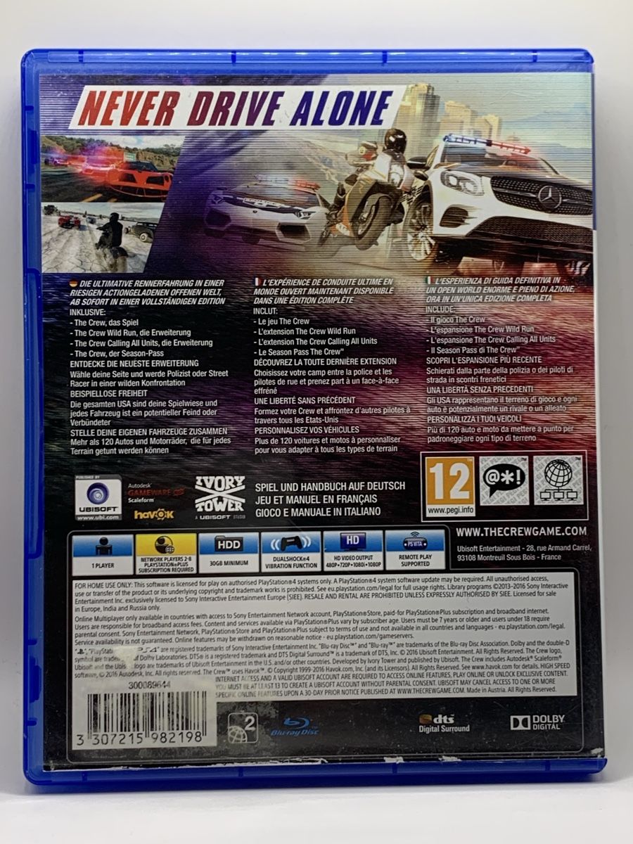 Sony Giochi: The Crew Ultimate Edition - PS4 – Usato da Ostermundigen venduto da RG-Collector 1