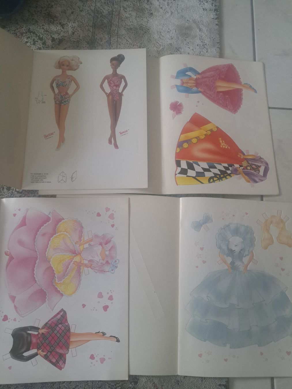 Bambole: 4x Barbie Papier Doll – Nuovo e nell'imballaggio originale da Saas Grund venduto da IvanaXY 3