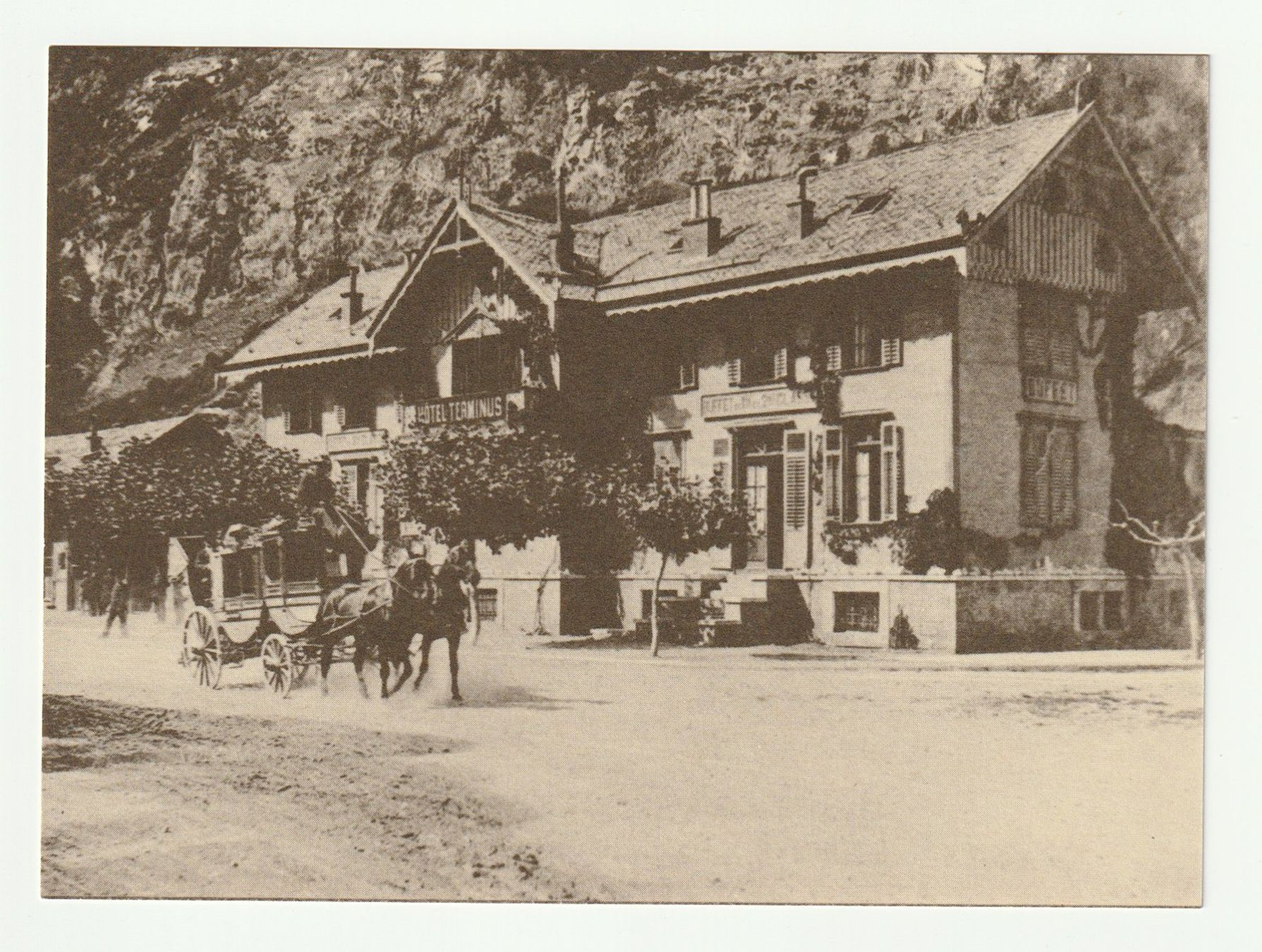 Cartes postales: Ansichtskarte Hotel Terminus Leuk Brig – Neuf (Voir description) à St. Gallen par Ricardo_Deals