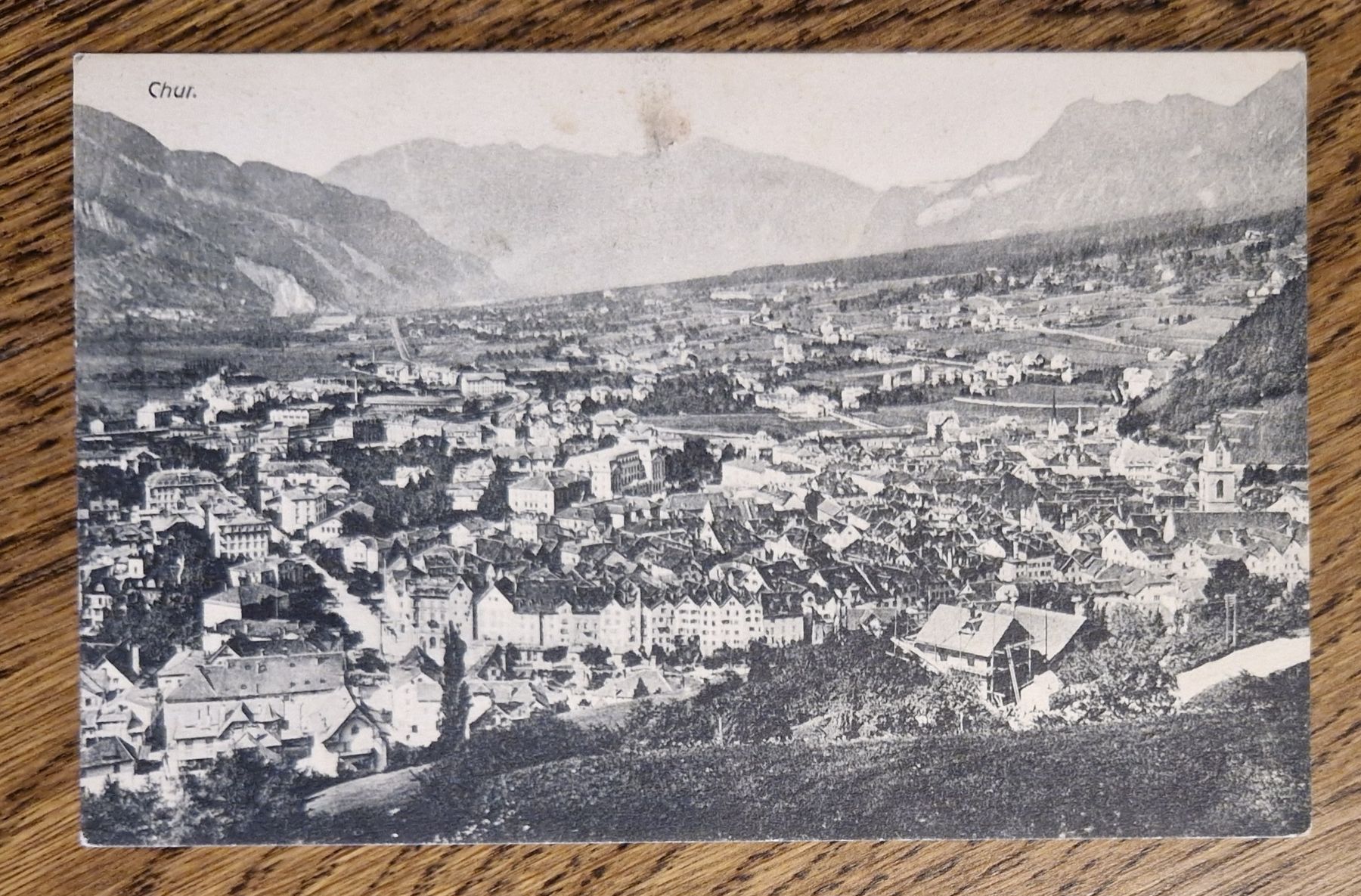 Cartoline postali: Chur 1907 an Jaques Schwarz, Neuengasse Bern – Usato da Ebikon venduto da Donar50