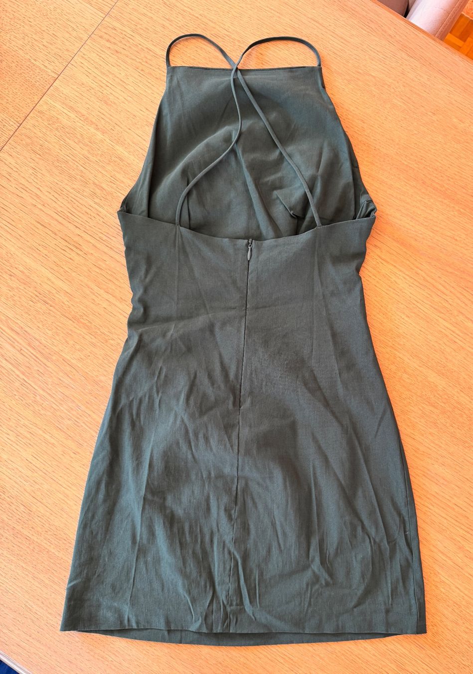 Zara Kleider: Mini-robe vert Zara en lin mélangé - taille S – Gebraucht aus Genève von Lucie.hwrth 2