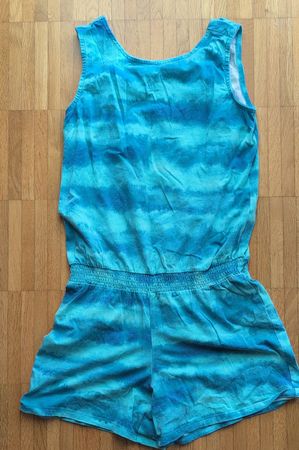 Kurzer Overall gestreift blau Grösse 134 gebraucht