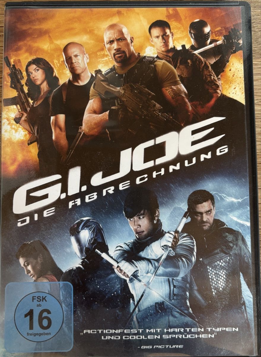 Tutti i DVDs: G.I. Joe: Die Abrechnung – Usato da Gebenstorf venduto da pas_9p6b