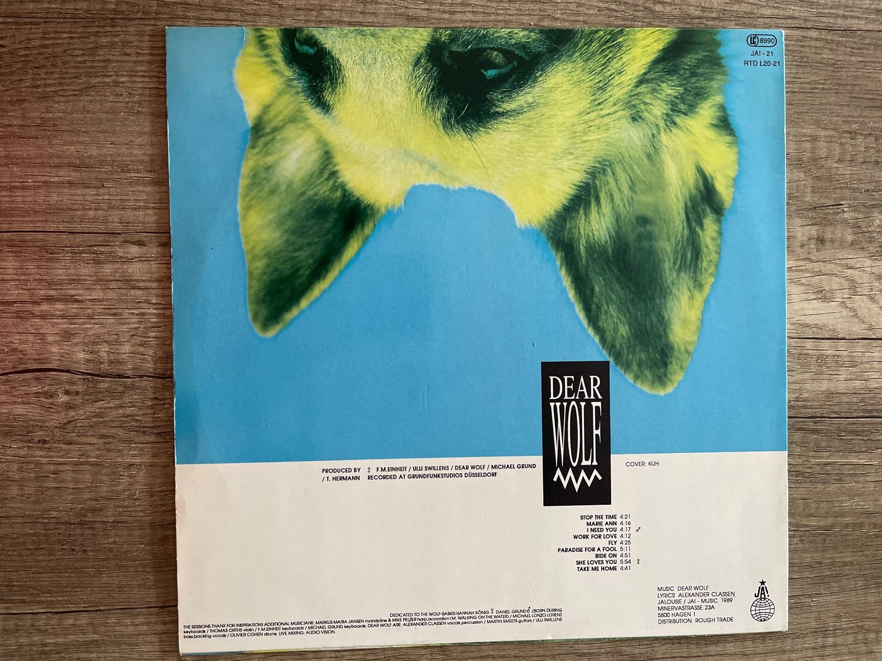 Dischi in vinile: A472/Dear Wolf - Jalousie – Usato da Frutigen venduto da Philippe_jsp 1