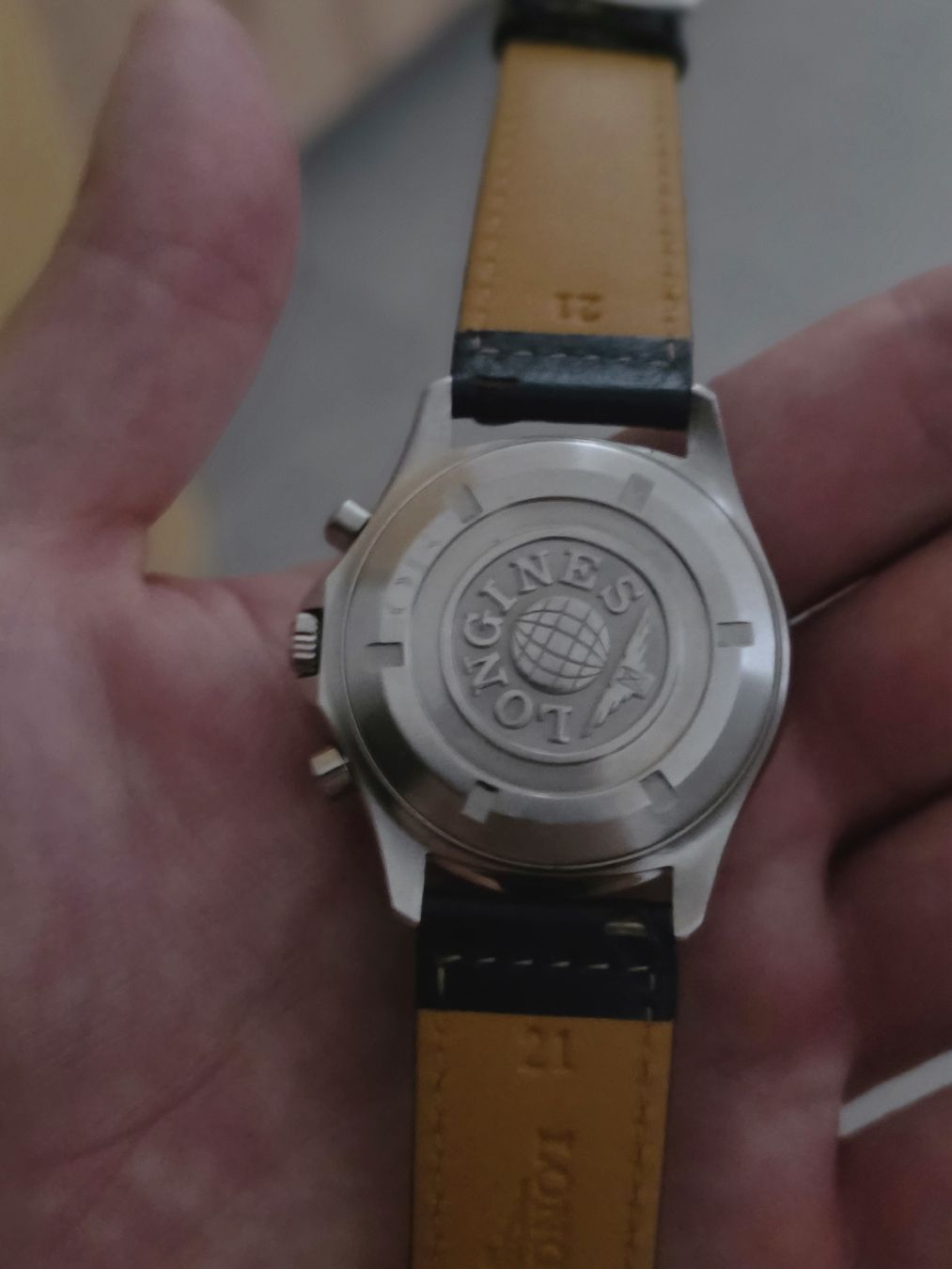 Longines Orologi: Longines Admiral Chronograph  – Usato da Aesch BL venduto da Puga 3