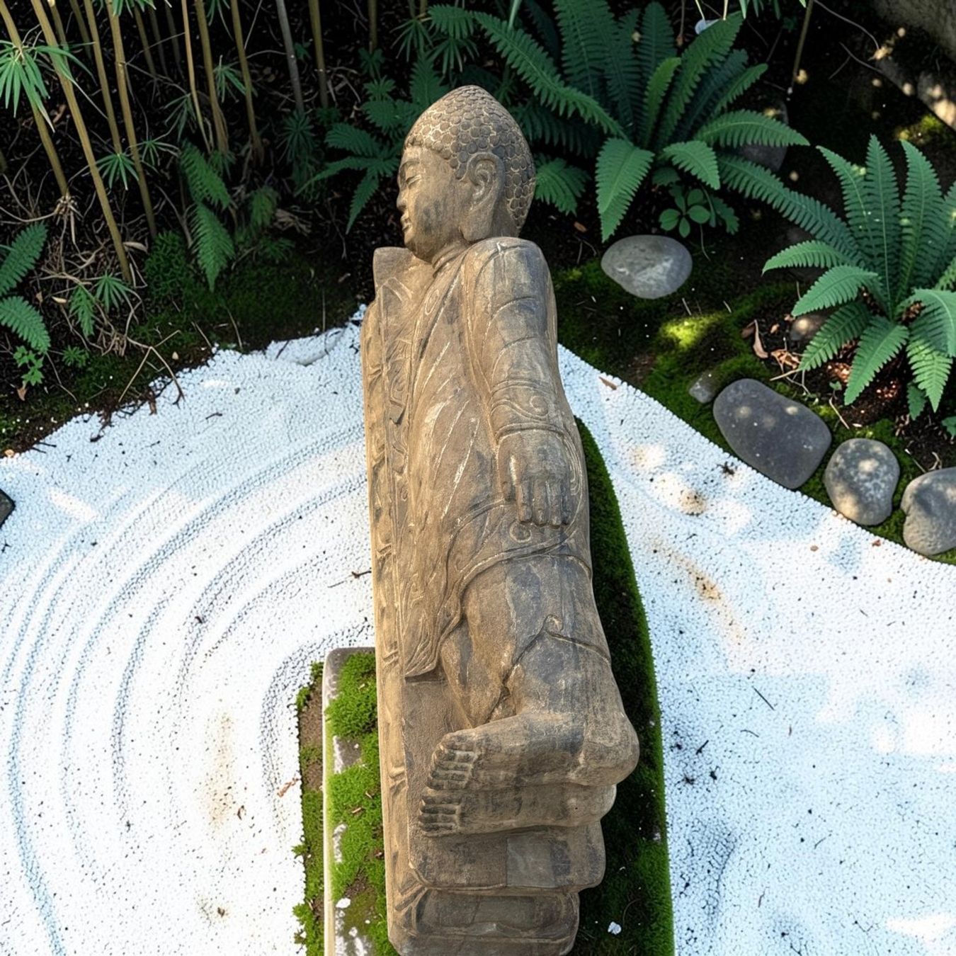 Sculture & Statue: Liegender Buddha Skulptur Nirvana Steinfigur Bluestone 100cm – Usato da Hilpoltstein venduto da TOMTAO88 7