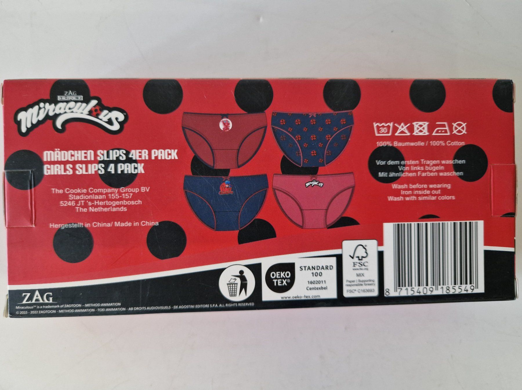 Sous-vêtements: Miracules Mädchen 4er pack Slips Grösse 134/140 – Neuf (Voir description) à Muhen par Restwert_Muhen 2