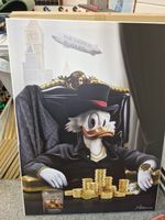 Dagobert Duck Scrooge Pop Art Motivinci Leinwand 100×75 cm